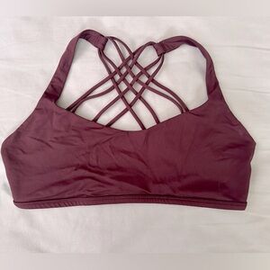 Lululemon Free To Be (Wild) sports bra, size 12.